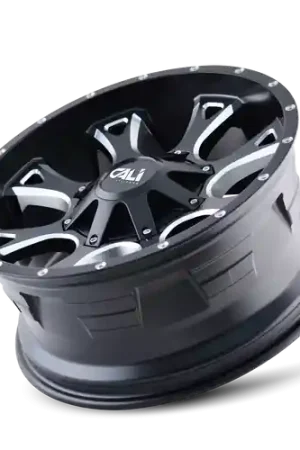 Limited Time Cali Off-Road Anarchy 9103 8x180 22x12-44 Satin Black/Milled Spokes