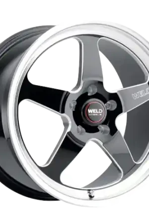 Markdown WELD Performance Ventura Drag 5x120 18x5 -23 Gloss Black/Milled Diamond Cut Lip