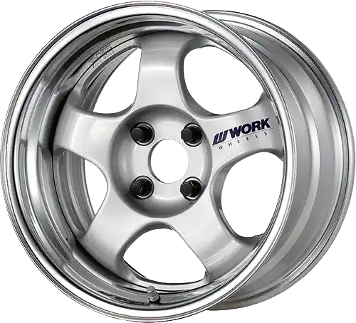 Work Meister S1 2P 5x115 15x9+12 A Disk Silver Limited Edition