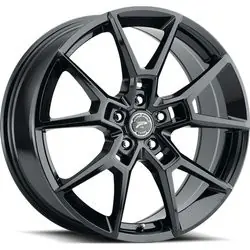 Platinum 462BK Matrix 5x114.3 18x8 +40 Gloss Black with Clear-Coat Affordable