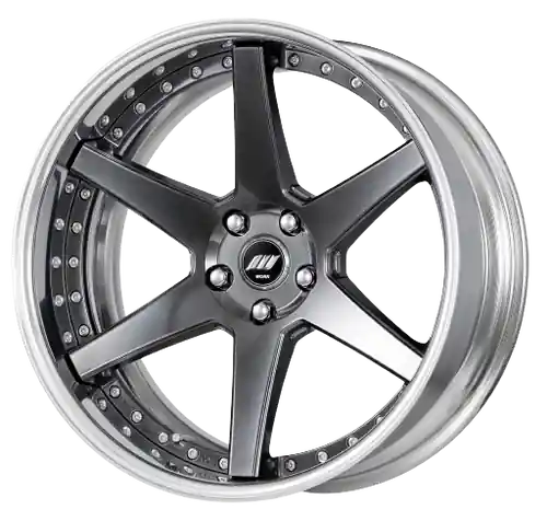Free Delivery Work Zeast Black Label Bst1 5x108 19x10.5+0 H Disk Brilliant Silver Black