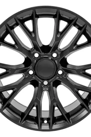 New Release OE Wheels CV22B 5x120.65 19x10+79 Black