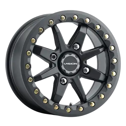 Vision ATV 544 Bolt 4x136 14x7+38 Satin Black Handmade