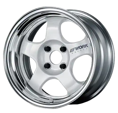 Work Meister S1 2P 5x112 15x7+22 O Disk White Hassle-Free Returns