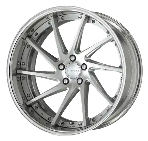 Work Gnosis Cvs 5x120 19x10+12 W Disk Brush Silver Clear Popular