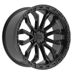 TIS 556SB 6x139.7 22x10 +10 Satin Black w/Cast Bead Ring Best Seller