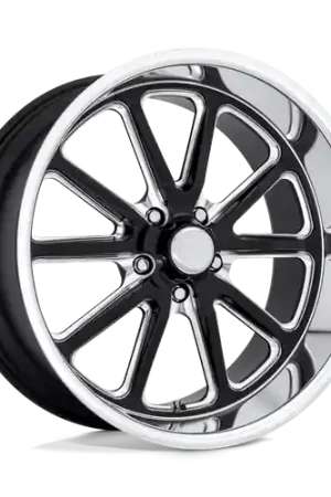 Sale US Mag 1PC U117 RAMBLER 5X120.65 18X9.5 +1 GLOSS BLACK MILLED