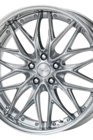 Work Schwert Quell 5x120.65 19x8+38 A Disk Silky Rich Silver Direct From Manufacturer