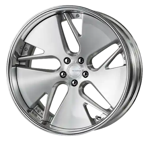 Work Gnosis Cvd 5x112 22x12.5+22 R Disk Brush Silver Clear Direct From Manufacturer