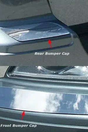 Big Sale CHRYSLER PACIFICA 4dr QAA Stainless 4pcs Bumper Cap Trim BC47750