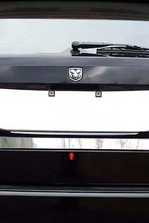 DODGE CALIBER 4dr QAA Stainless 1pcs License Plate Surround LPS47950 High Quality