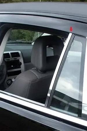 Sale DODGE CALIBER 4dr QAA Stainless 8pcs Pillar Trim PP47952
