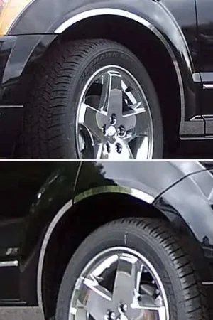 Luxury DODGE CALIBER 4dr QAA Stainless 6pcs Wheel Well Accent WQ47950