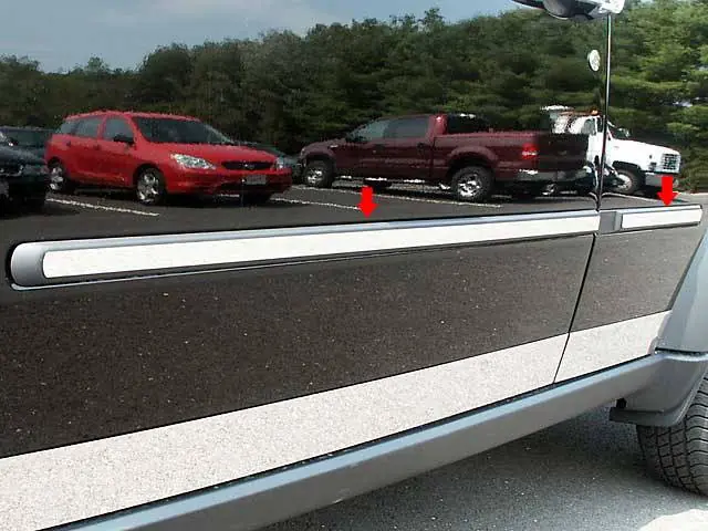 Genuine DODGE NITRO 4dr QAA Stainless 4pcs Rocker Panel Trim TH47941