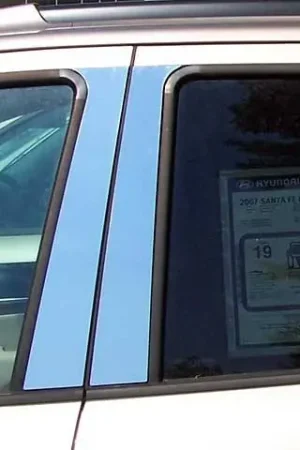 Fits Hyundai SANTA FE 4dr QAA Stainless 4pcs Pillar Trim PP27335 Worldwide Shipping