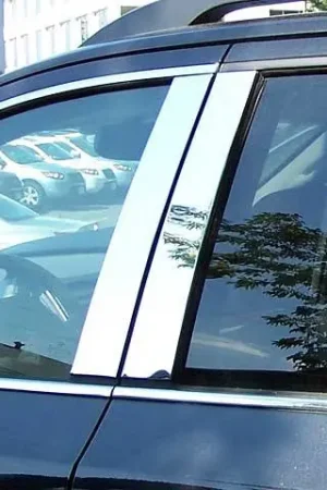 Hot Deal Fits Hyundai VERACRUZ 4dr QAA Stainless 4pcs Pillar Trim PP27330