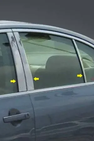 Fits Infiniti G SEDAN 4dr QAA Stainless 6pcs Pillar Trim PP27051 Next Day Delivery