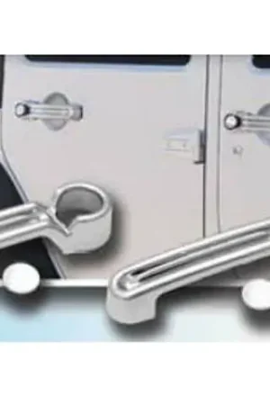 Viral JEEP WRANGLER JK 2dr QAA Chrome ABS plastic 6pcs Door Handle Cover DH47090