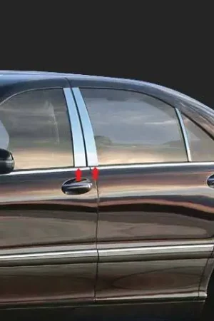 Popular MERCEDES S CLASS 4dr QAA Stainless 4pcs Pillar Trim PP27085