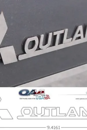 MITSUBISHI OUTLANDER 4dr QAA Stainless 4pcs Graphic/Logo/emblem SGR27010 Place Order