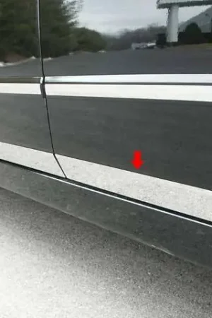 Direct From Manufacturer Fits Nissan ALTIMA 4dr QAA Stainless 4pcs Rocker Panel Trim TH27550