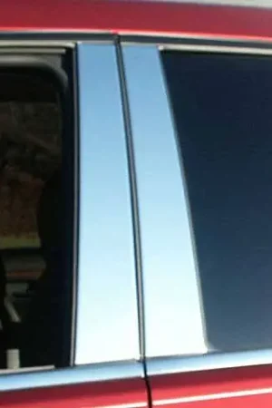 Free Shipping SATURN OUTLOOK 4dr QAA Stainless 4pcs Pillar Trim PP47425