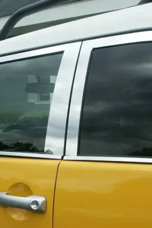 Express Delivery TOYOTA FJ CRUISER 4dr QAA Stainless 4pcs Pillar Trim PP27140