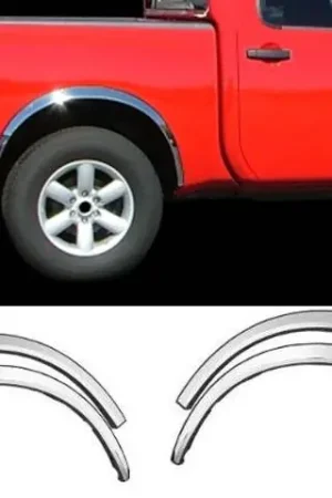 Hot Picks TUNDRA 2/4dr QAA Molded Stainless 4pcs Wheel Well Fender Trim WZ27145