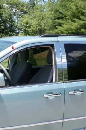 Super Sale DODGE GRAND CARAVAN 4dr QAA Stainless 8pcs Window Accent Package WP48896