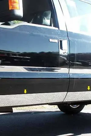 Wholesale F-250/F-350 SUPER DUTY 4dr QAA Stainless 10pcs Rocker Panel Trim TH48324