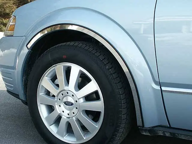 Free Returns FORD TAURUS X 4dr QAA Stainless 6pcs Wheel Well Accent WQ48355