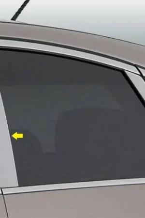 Best Choice Fits Infiniti EX 4dr QAA Stainless 4pcs Pillar Trim PP28040