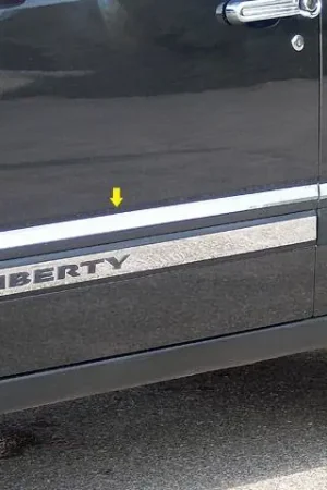 In Demand JEEP LIBERTY 4dr QAA Stainless 6pcs Rocker Panel Trim TH48070