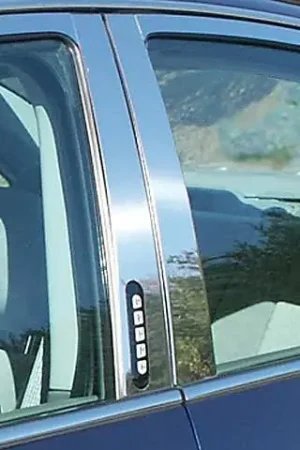 Free Shipping MERCURY SABLE 4dr QAA Stainless 4pcs Pillar Trim PP45490