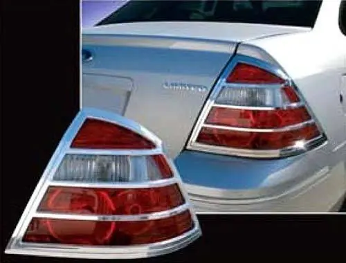 Direct From Factory MERCURY SABLE 4dr QAA Chrome ABS plastic 2pcs Tail Light Bezels TL45490