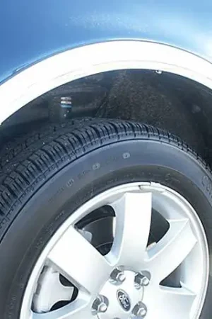 MERCURY SABLE 4dr QAA Molded Stainless 4pcs Wheel Well Fender Trim WZ45490 Authentic