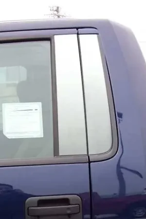 FORD F-150 2dr QAA Stainless 4pcs Pillar Trim PP49307 Direct From Factory