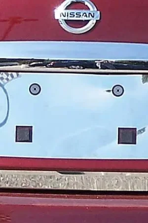 Fits Nissan MAXIMA 4dr QAA Stainless 1pcs License Plate Bezel LP29540 Genuine