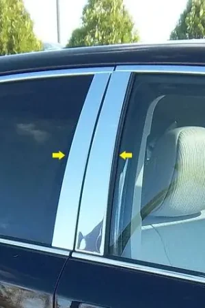 TOYOTA VENZA 4dr QAA Stainless 4pcs Pillar Trim PP29155 Hot Picks