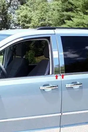 VOLKSWAGEN ROUTAN 4dr QAA Stainless 8pcs Pillar Trim PP48897 Exclusive