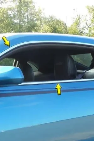 Affordable CHEVROLET CAMARO 2dr QAA Stainless 6pcs Window Accent Package WP50102