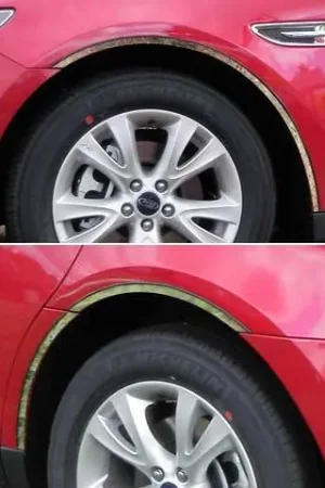 Fan Favorite FORD TAURUS 4dr QAA Stainless 6pcs Wheel Well Accent WQ50491