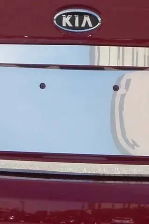KIA FORTE 4dr QAA Stainless 1pcs License Plate Bezel LP10810 Professional Grade