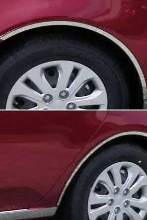 KIA FORTE 4dr QAA Stainless 4pcs Wheel Well Accent WQ10810 Special Offer