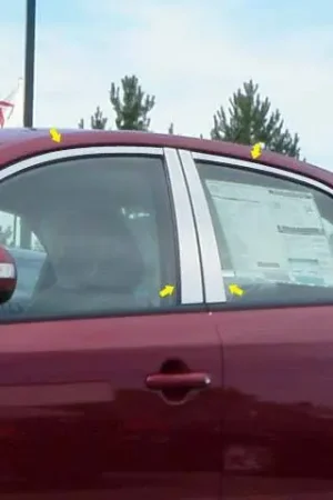 KIA FORTE 4dr QAA Stainless 10pcs Window Accent Package WP10810 Limited Offer