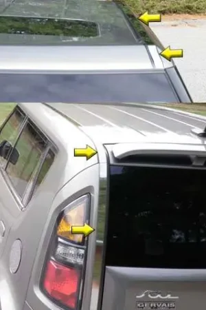 Next Day Delivery KIA SOUL 4dr QAA Stainless 8pcs Roof Insert RI10830