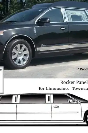 MKT Accubuilt Limousine QAA Stainless 8pcs Rocker Panel Trim TH50677 Free Returns