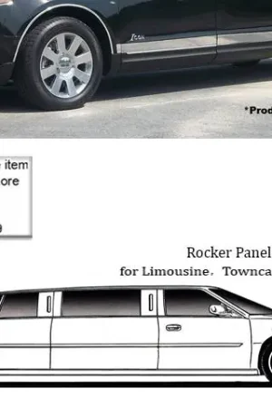 Mega Sale MKT Limousine 43" Stretch QAA Stainless 8pcs Rocker Panel Trim TH50674