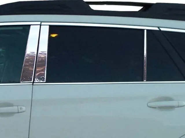 Free Shipping SUBARU OUTBACK 4dr QAA Stainless 6pcs Pillar Trim PP10481