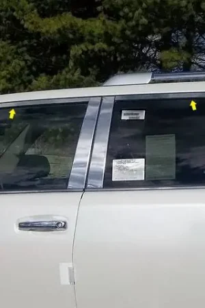 TOYOTA 4RUNNER 4dr QAA Stainless 4pcs Window Accent Package WP10178 Modern